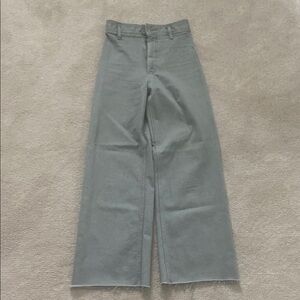 Green/Gray Wide-Leg Pants
